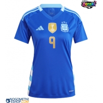 Ženski Nogometni dresi Argentina Julian Alvarez #9 Gostujoči Copa America 2024 Kratek Rokav